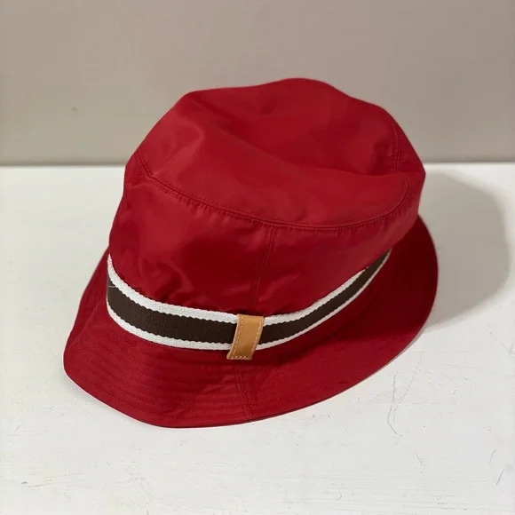 Coach | Accessories | Coach Red Nylon Bucket Hat Size Ml  display picture 2